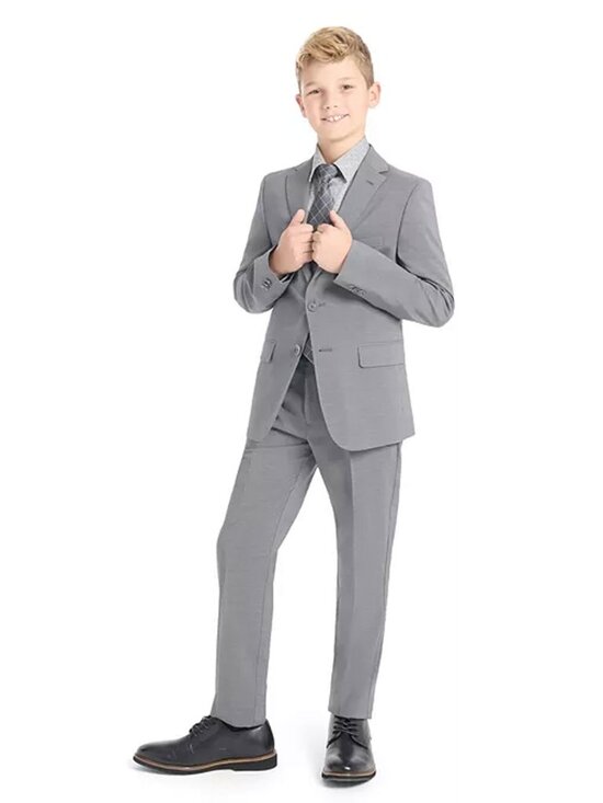 Kenneth Cole Reaction Other - Kenneth Cole Reaction Big Boys Slim Fit Stretch Suit Pants - 16R Gray